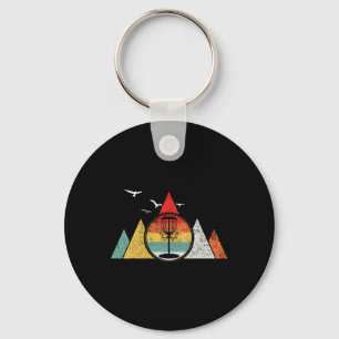 Discgolf Disc Golf Vintage Key Ring