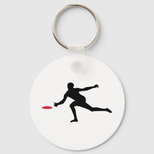 Discgolf player key ring