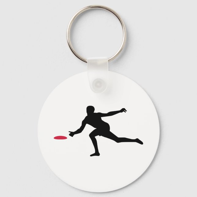 Discgolf player key ring (Front)