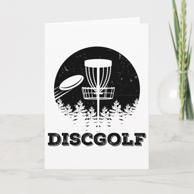 Discgolf Ultimate Frisbee Throw It In The Sket Dis Card (Front)