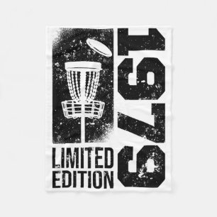 Discgolf Vintage 1979 Birthday Disc-golfing Game D Fleece Blanket