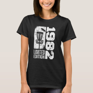 DiscGolf Vintage 1982 Birthday Disc-Golfing Game D T-Shirt