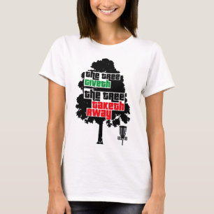 Discing Golf Funny Disc Sports Tree Icon Art Sayin T-Shirt