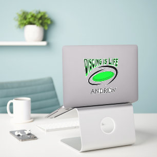Discing is Life   Disc Golf  Sticker