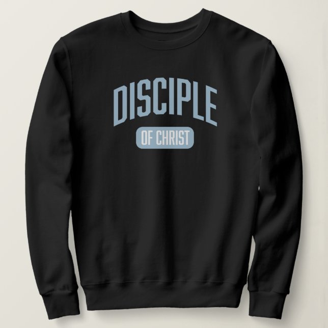 Disciple Light Blue Sweatshirt (Design Front)