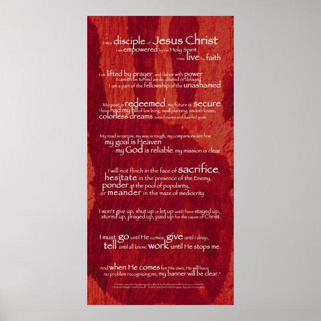 Disciple Poster (Front)