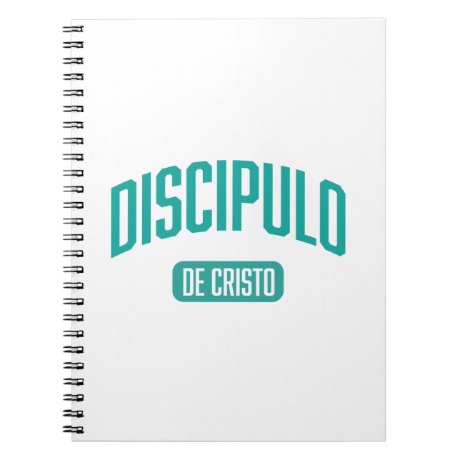 Disciple Seagreen Spiral Notebook Spanish (Front)