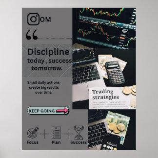 Discipline and Trending mastery  Poster