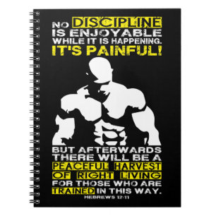 DISCIPLINE - Bodybuilding Workout Motivational Notebook