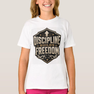 Discipline Builds Freedom Motivational Success Min T-Shirt