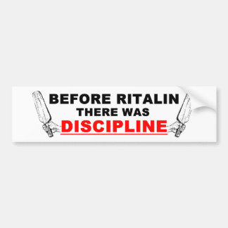 Discipline Bumper Sticker