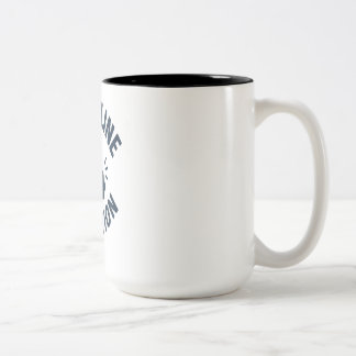 DIscipline Greater than Motivation- Gym Fitness  Two-Tone Coffee Mug