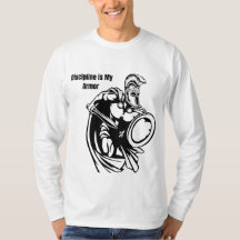 “Discipline is My Armour – Warrior Sword T-Shirt
