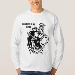“Discipline is My Armour – Warrior Sword T-Shirt