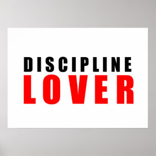Discipline lover poster