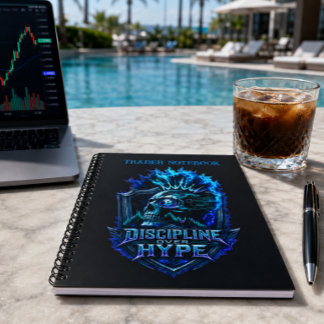 Discipline Over Hype Bitcoin Crypto Mindset Design Notebook