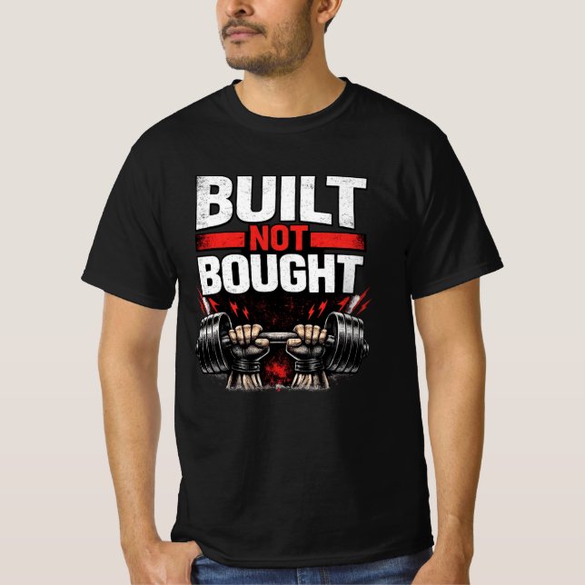 Discipline Over Motivation Gym T-Shirt | Hardcore  (Front)