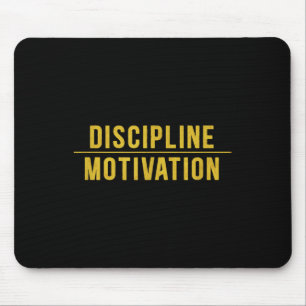 Discipline Over Motivation Gym Workout Hustle Musc Mouse Pad