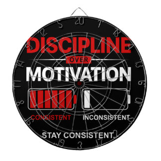 Discipline Over Motivation – Stay Consistent | Sel Dartboard