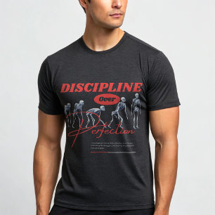 Discipline Over Perfection Gym T-Shirt Streetwea