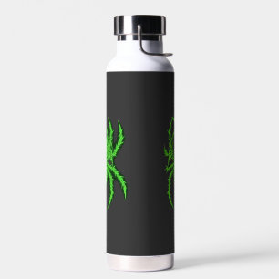 Discipline Spider Green Gym Bodybuilding Art Water Bottle