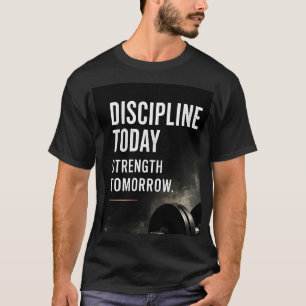 💪 Discipline Today Strength Tomorrow Motivation ✨ T-Shirt