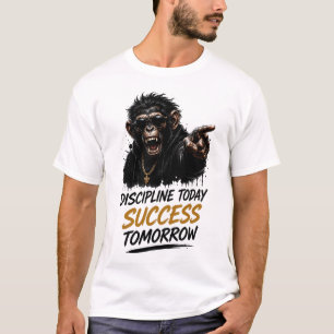 Discipline Today Success Tomorrow Monkey T-Shirt