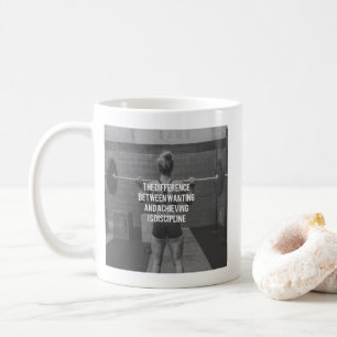 Discipline - Wanting vs Achieving, Women's Fitness Coffee Mug