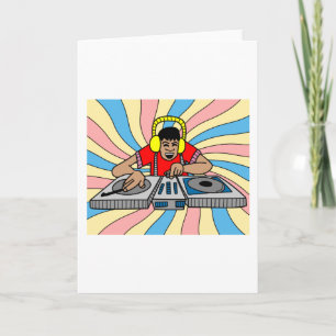 DiscJockey Retro DJ Music Producer Card