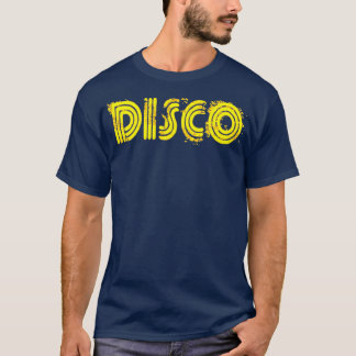 Disco 1970s Style Flashy Light  Vintage Disco T-Shirt