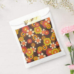 Disco 70s 60s Retro Flowers Pop Culture Favour Bag
