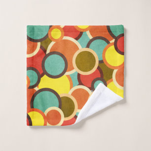 Disco 70s 60s Retro Mod Pop Culture Wash Cloth