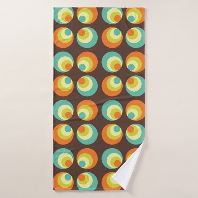 Disco 70s 60s Retro Pop Culture Bath Towel (Bath Towel)