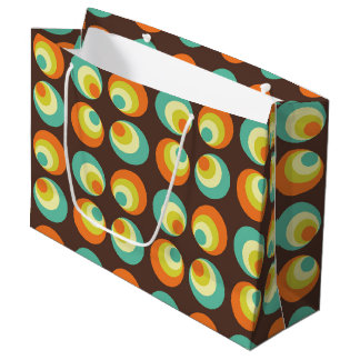 Disco 70s 60s Retro Pop Culture Large Gift Bag
