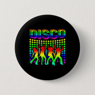 Disco 70s Disco Themed Vintage Retro Dancing 1  6 Cm Round Badge