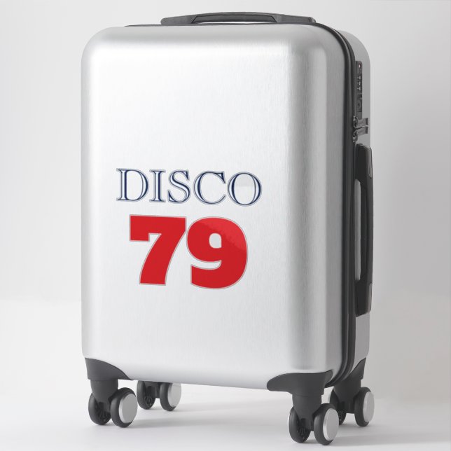 Disco 79 Pop Art Music Entertainment Retro (Suitcase)