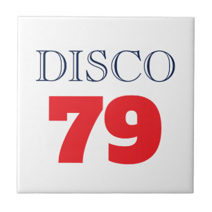 Disco 79 Pop Art Music Entertainment Retro Ceramic Tile
