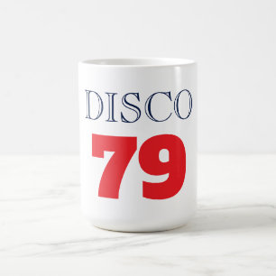Disco 79 Pop Art Music Entertainment Retro Coffee Mug