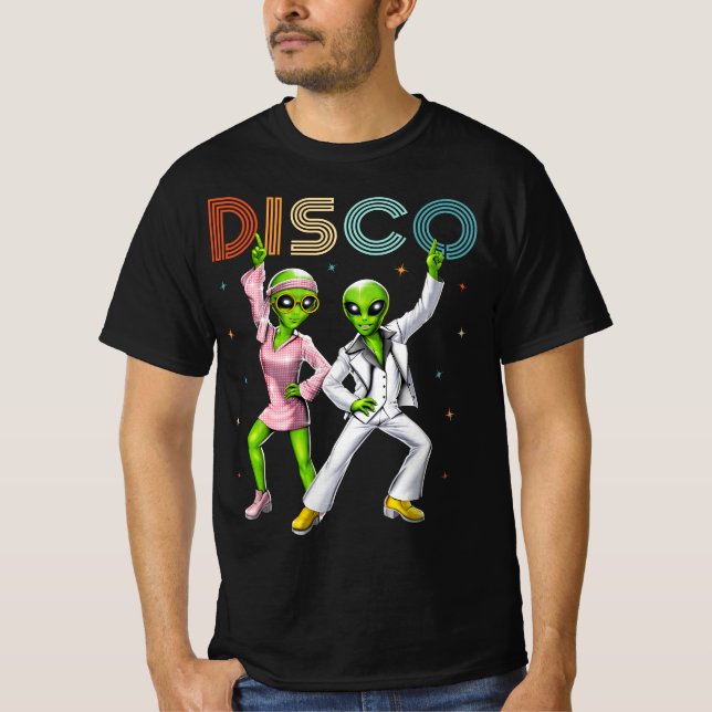 Disco Aliens T-Shirt (Front)