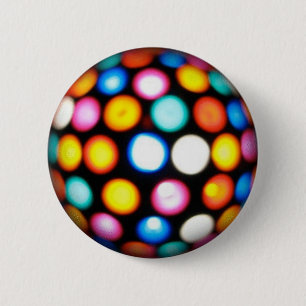Disco Ball 6 Cm Round Badge