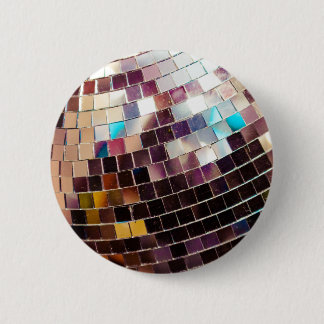 Disco Ball 6 Cm Round Badge