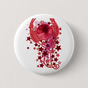 Disco_Ball 6 Cm Round Badge