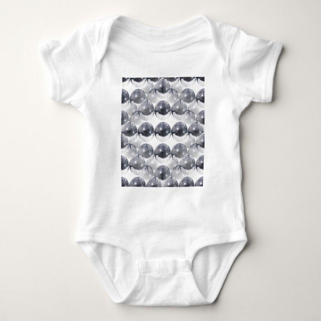 disco ball baby bodysuit (Front)