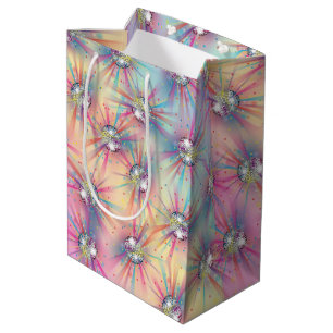 Disco Ball Baby Shower Rainbow Medium Gift Bag