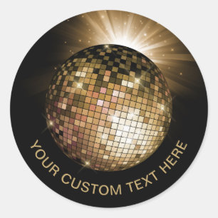 Disco Ball Classic Round Sticker