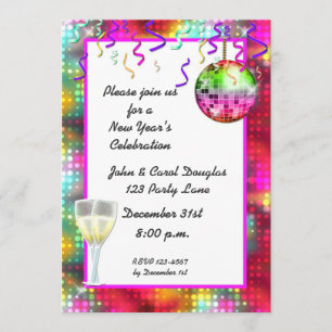 Disco Ball Cocktail Invitation
