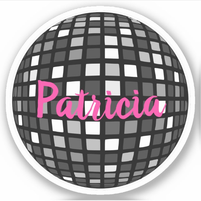 Disco Ball Cool Dancing Dance Party Custom Name (Front)