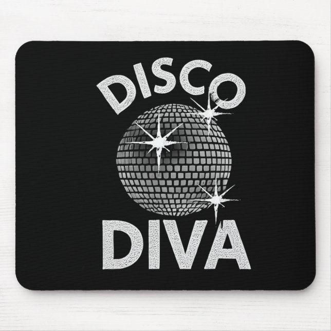 Disco Ball Disco Diva Queen1  Mouse Pad (Front)