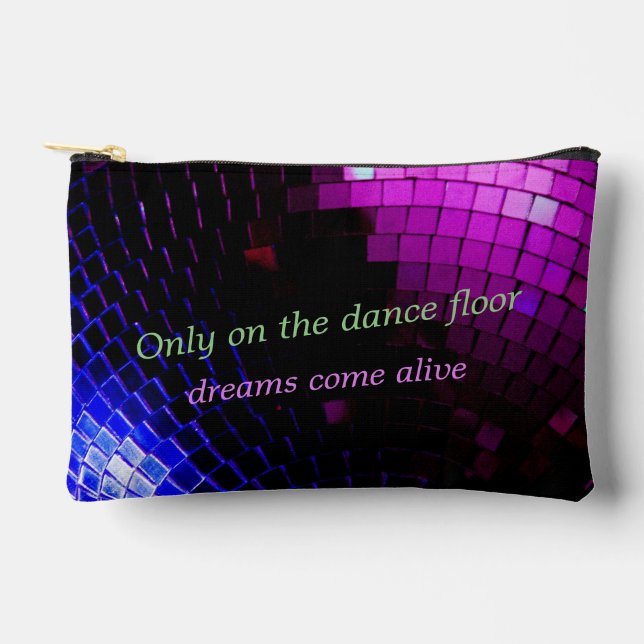 Disco Ball Dreams Accessory Pouch (Front)