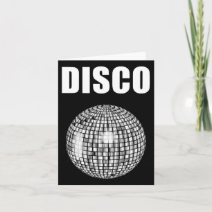 Disco Ball For Funky Soul Music Lovers  Card